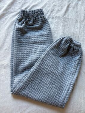 Princess Polly Quilted Grey Joggers